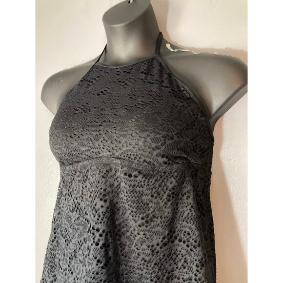 Mossimo supply Co. black lace swim top - Picture 3 of 4